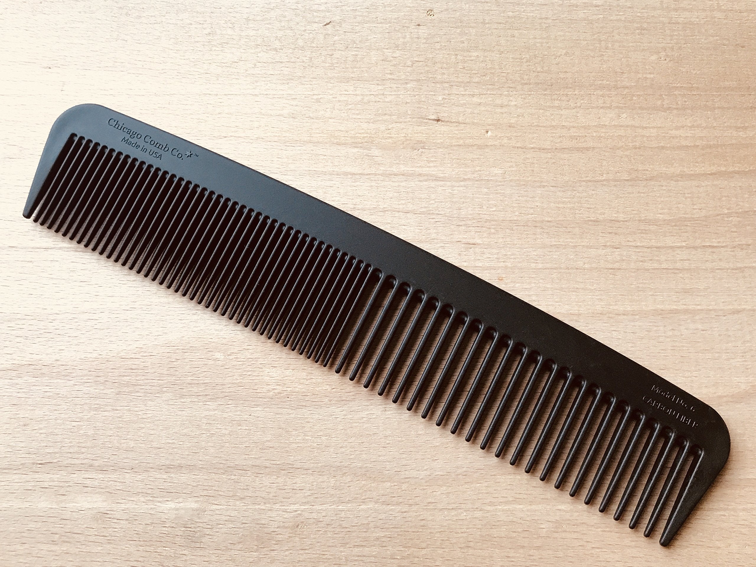 Chicago Comb Model 6, fabriqué aux États-Unis, qualité et durabilité.
