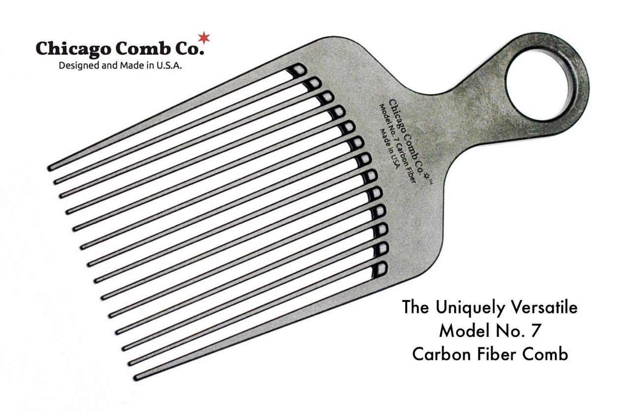 Chicago Comb Model 7 barbe démêlage facile et mise en forme
