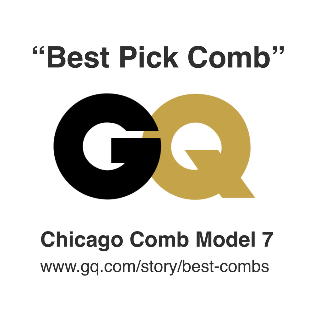 Chicago Comb Model 7 pour afro et pompadour définition et volume