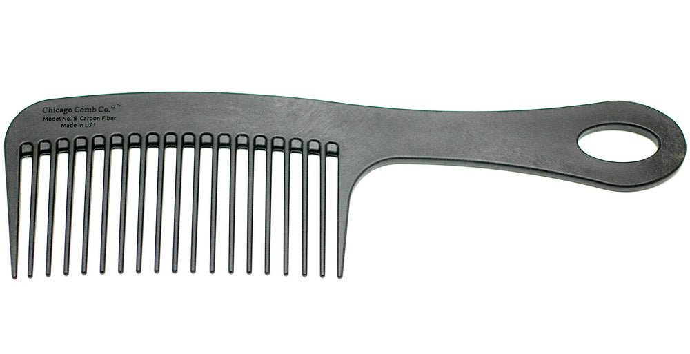 Dents du Chicago Comb Model 8 détaillées pour démêlage épais
