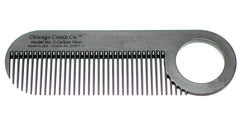 Chicago Comb Modèle 2 en carbone, dents fines et portable