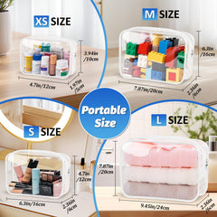 CHICAUP sac cosmétique transparent S pour organisation facilitée