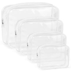 CHICAUP sac cosmétique transparent XS pour accès rapide en voyage