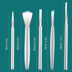CHICREEN etui-cuir-pedicure: étui portable et élégant pour ranger les outils.