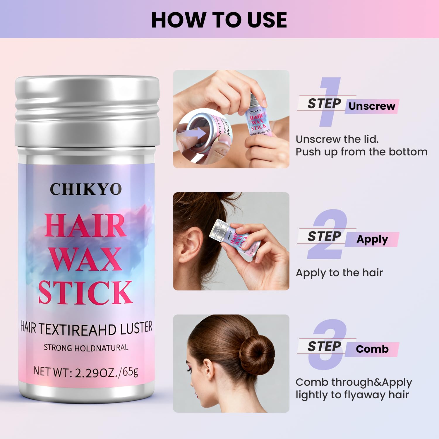 Brosse contour des cheveux CHIKYO pour détails précis et look net.