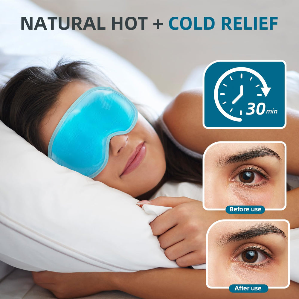 Chillojos masque yeux sangle autoagrippante ajustable pour un maintien personnalisé.