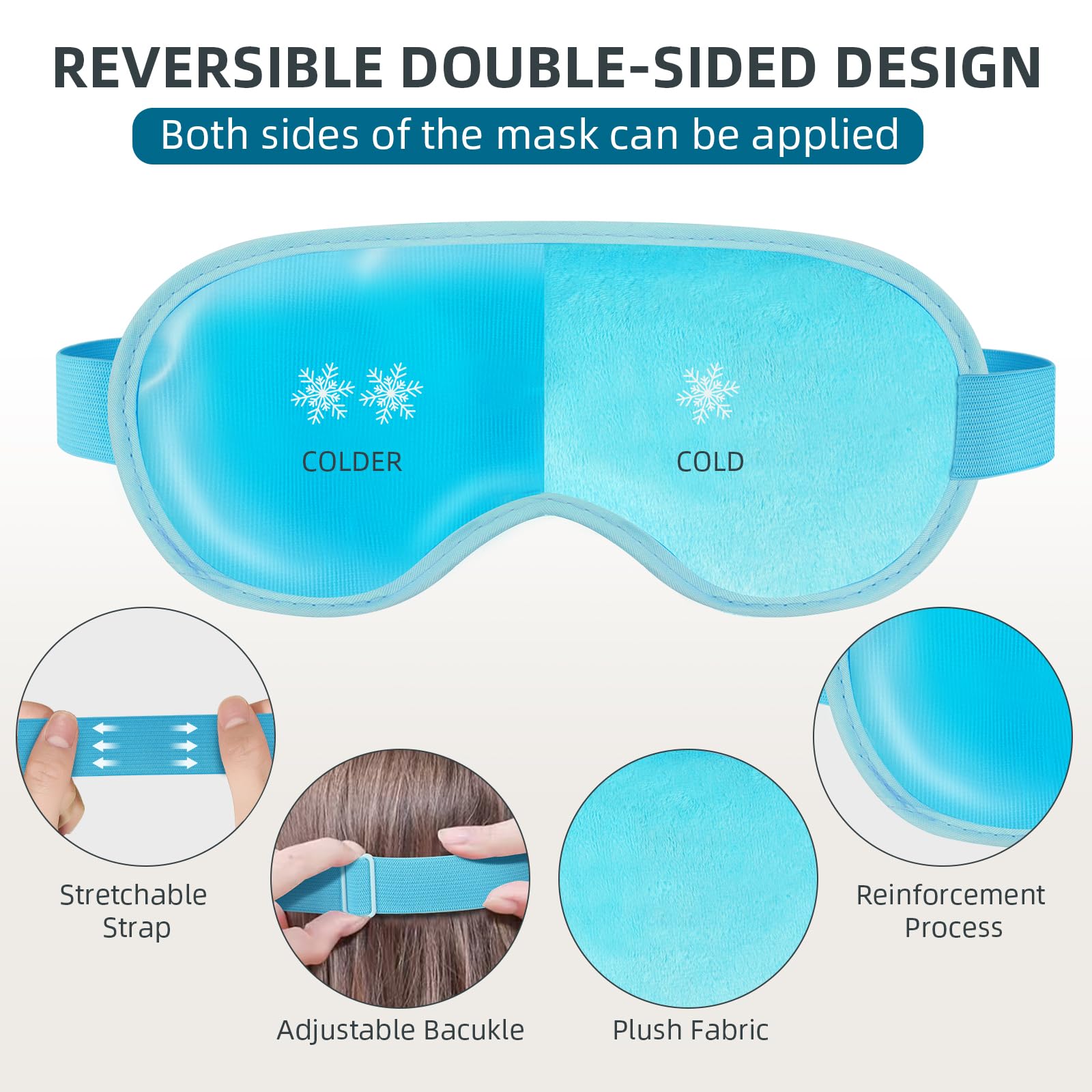 Chillojos masque yeux utilisable au micro-ondes ou au congélateur pour différentes sensations.