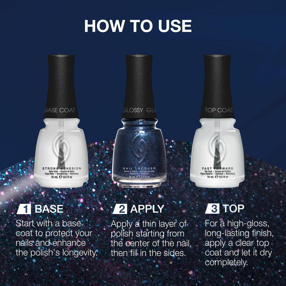 Look nocturne avec Fall From Grace sur ongles sombres
