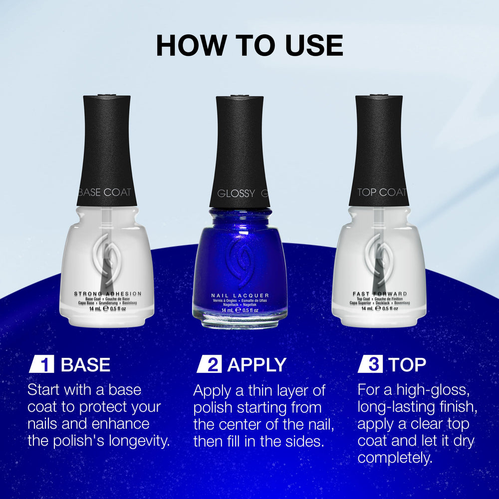 China Glaze Frostbite peut durer jusqu'à six jours avec une faible usure.