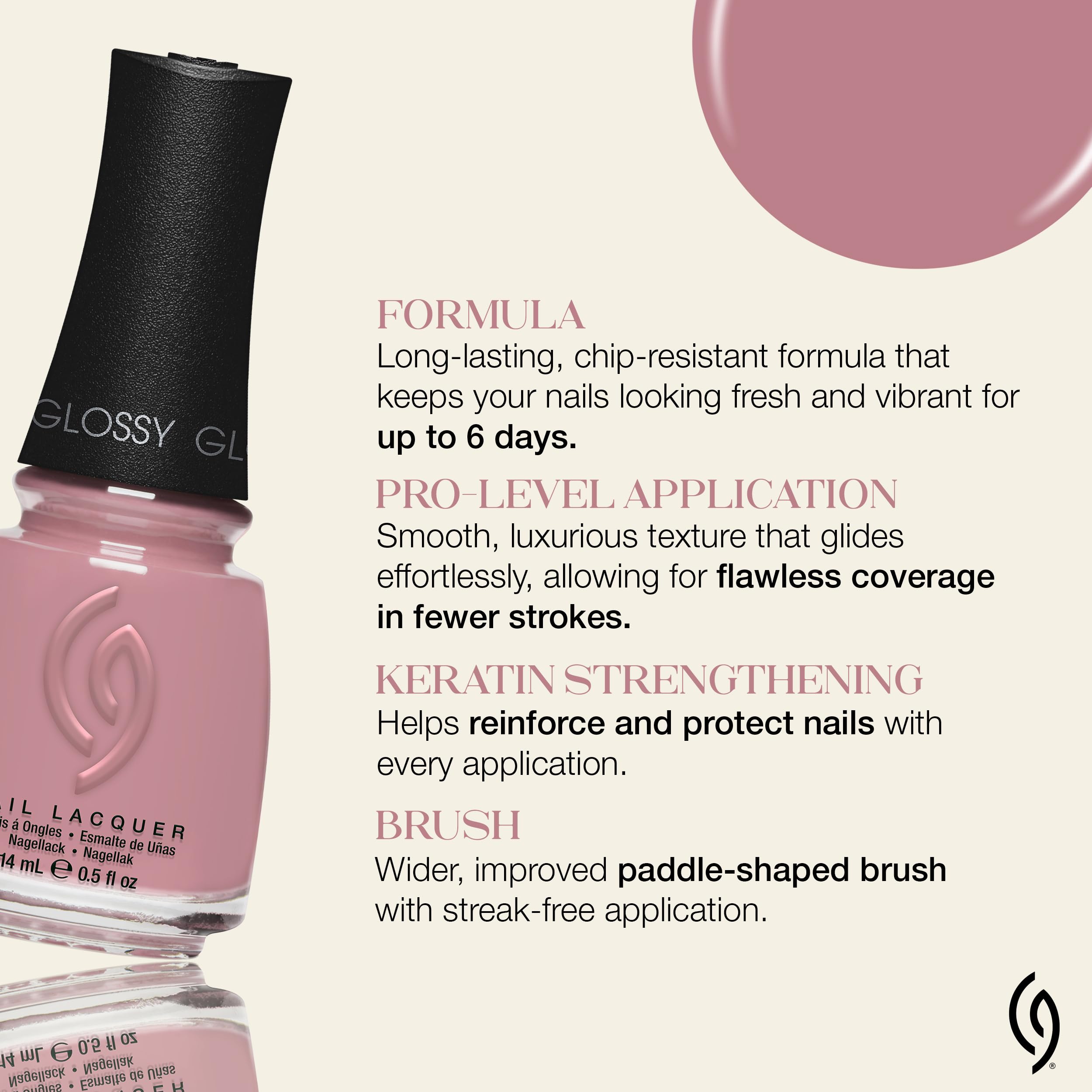 China Glaze Kill the Lights – finition brillante qui sublime chaque couche.