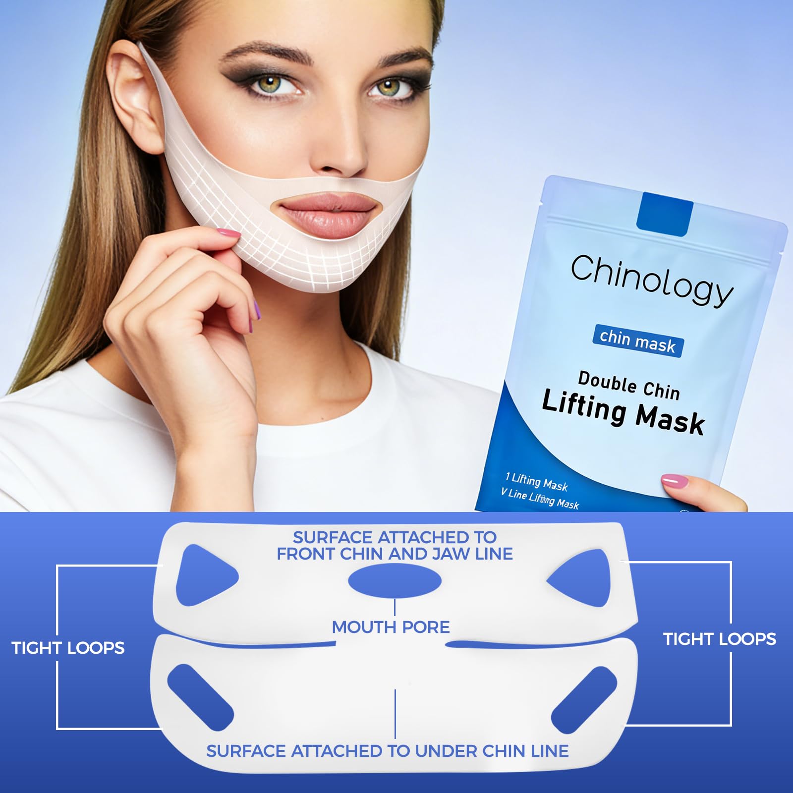 Chinology pack 5 masques pratique pour une routine continue.