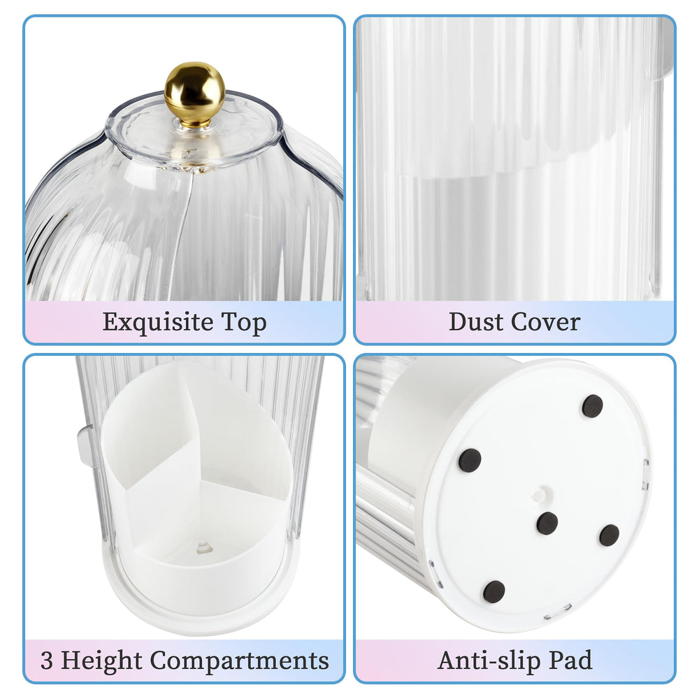 Ensemble organisateur beauté CHIZEKOO blanc, cadeau pratique et stylish.