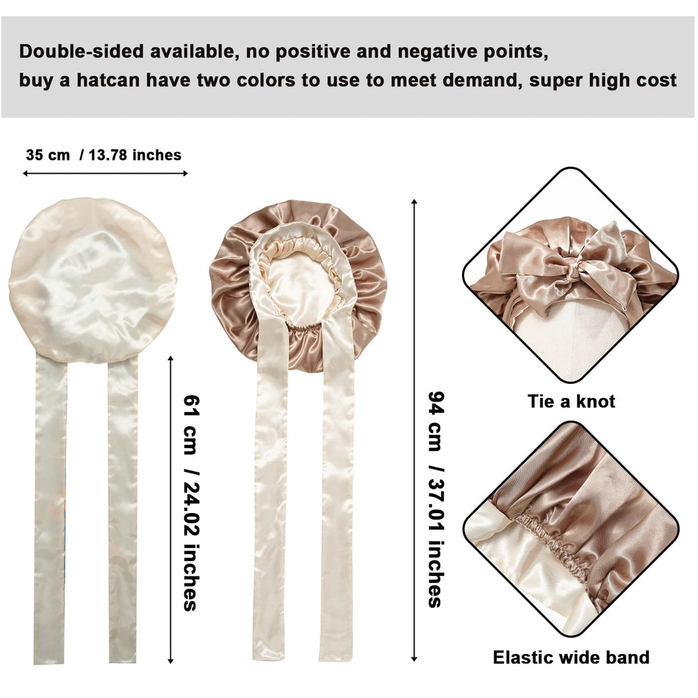 CHLINS bonnet-double-couche: protection renforcée durant le sommeil et maintien de l'hydratation.