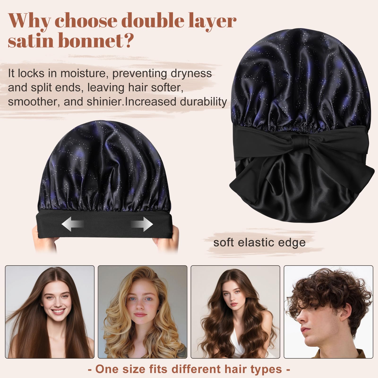 CHLINS bonnet protège l'hydratation des cheveux et réduit les frisottis