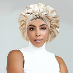 CHLINS bonnet satin-bande-elastique: ajustement sûr et confort durable pour toutes les longueurs de cheveux.