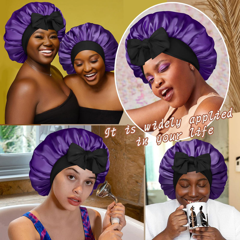 CHLINS bonnet satin douceur – cheveux plus doux et brillants.