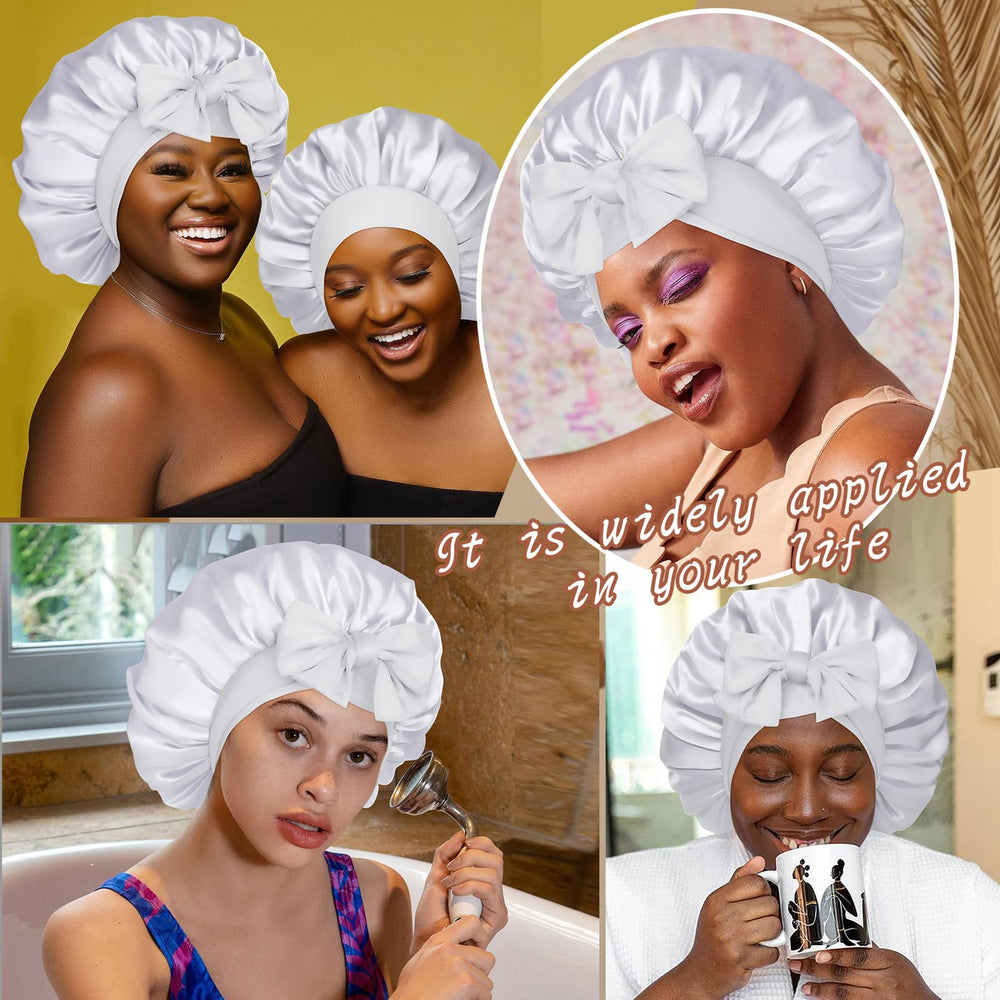 CHLINS bonnet satin réutilisable facile à laver et durable