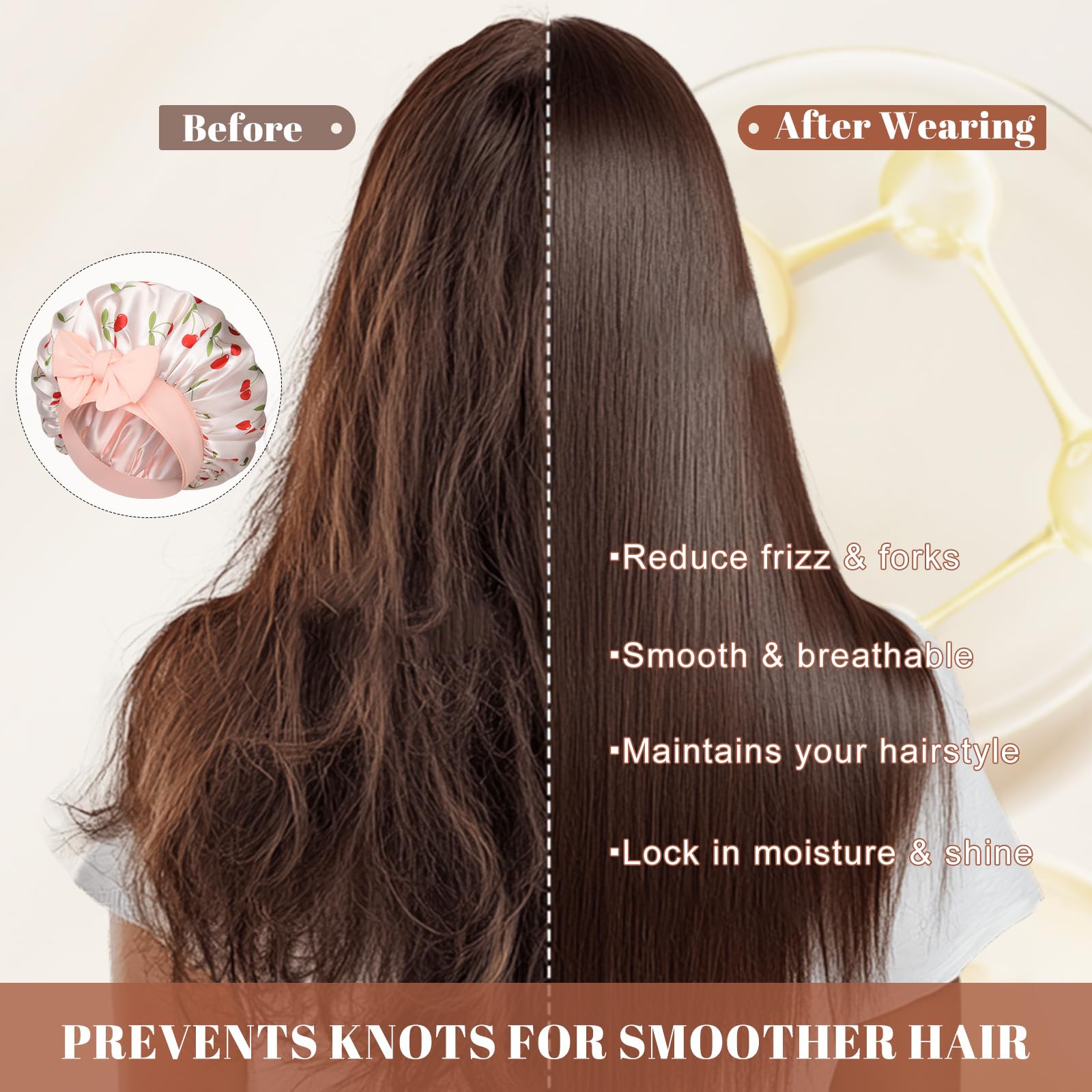 CHLINS bonnet soin visage pendant la routine beauté