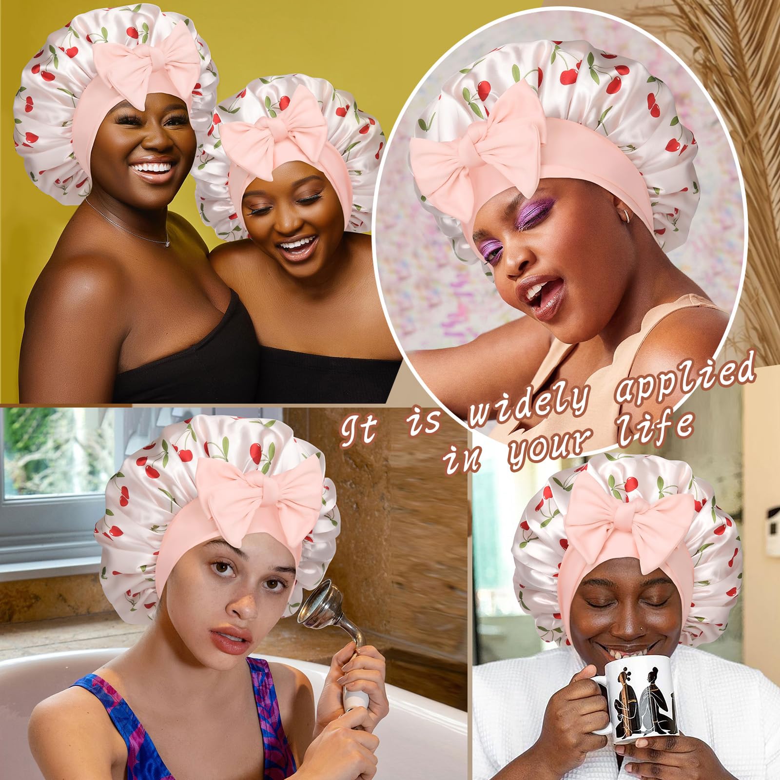 CHLINS bonnet d'usage polyvalent pour maison et spa