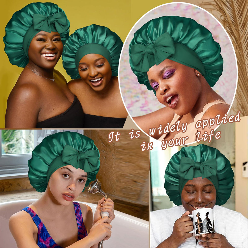 CHLINS satin bonnet double-face offre deux options
