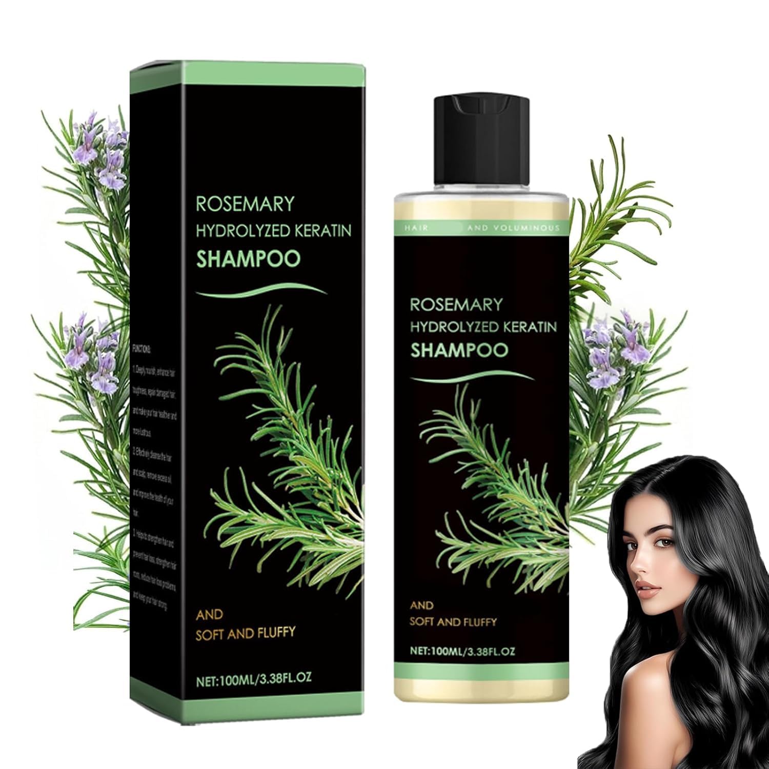 ChLNDalin Shampoing Romarin: bouteille prête pour une routine capillaire enrichie