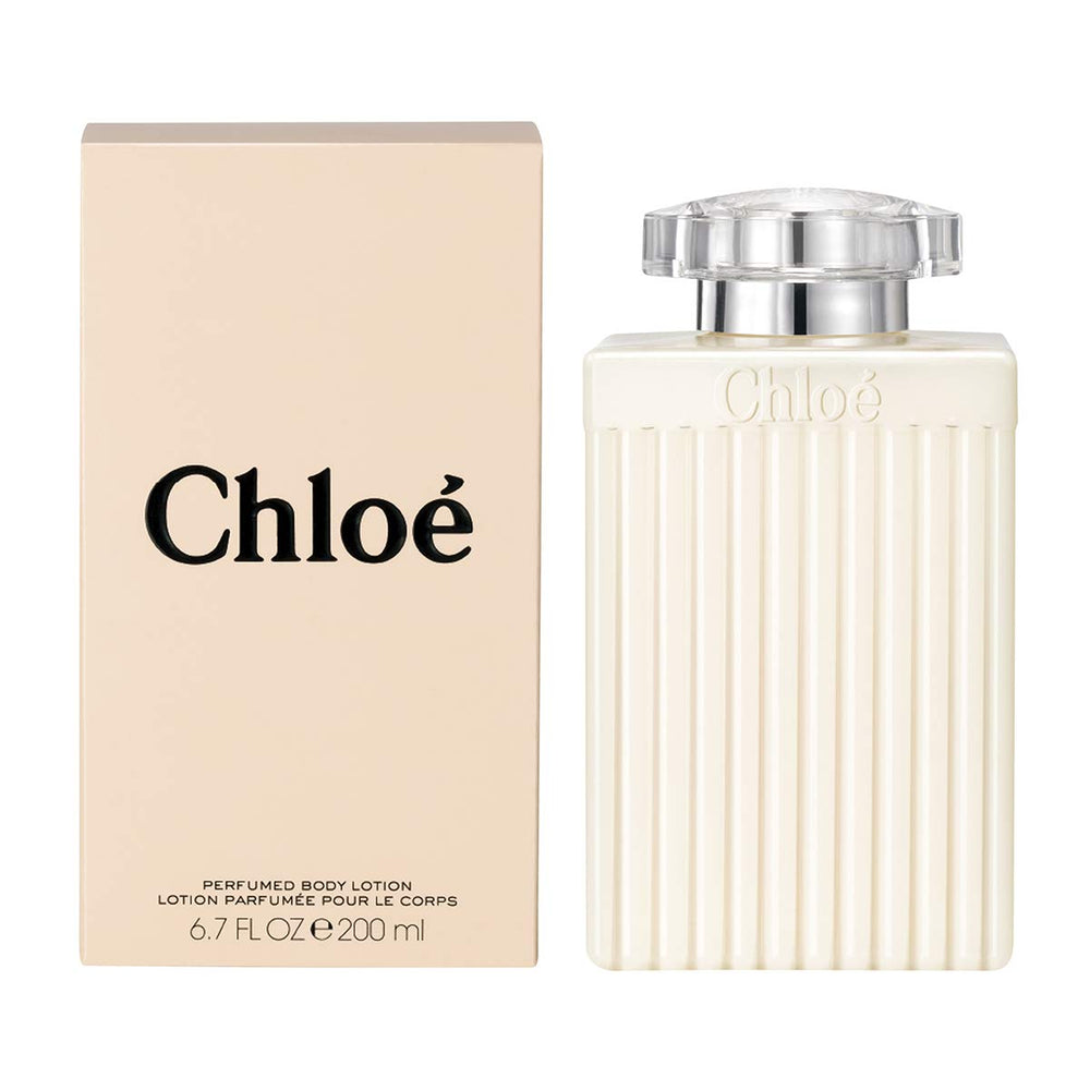 Chloé Lotion Corporelle Parfumée – bouteille élégante prête à hydrater et parfumer la peau.