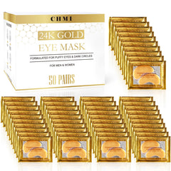 CHMI Patchs Yeux Or 24K – emballage individuel pour une utilisation pratique à domicile.