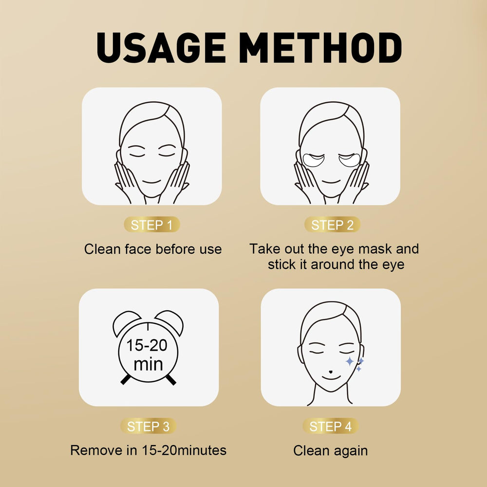 Texture or 24K CHMI: soin nourrissant autour des yeux.