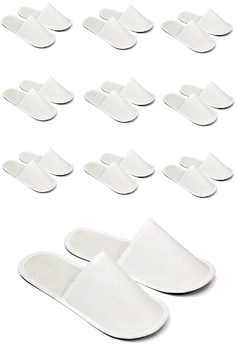 Chochili chaussons hôtel jetables pack-éco pour l'hébergement propre et pratique