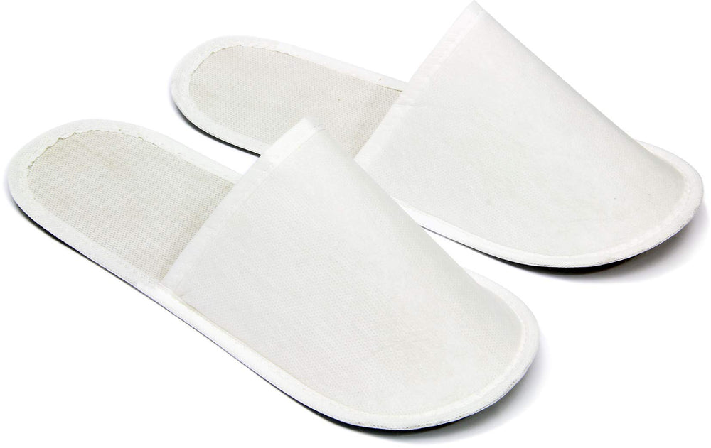Chochili chaussons hôtel unisexe blanc, design sobre et pratique