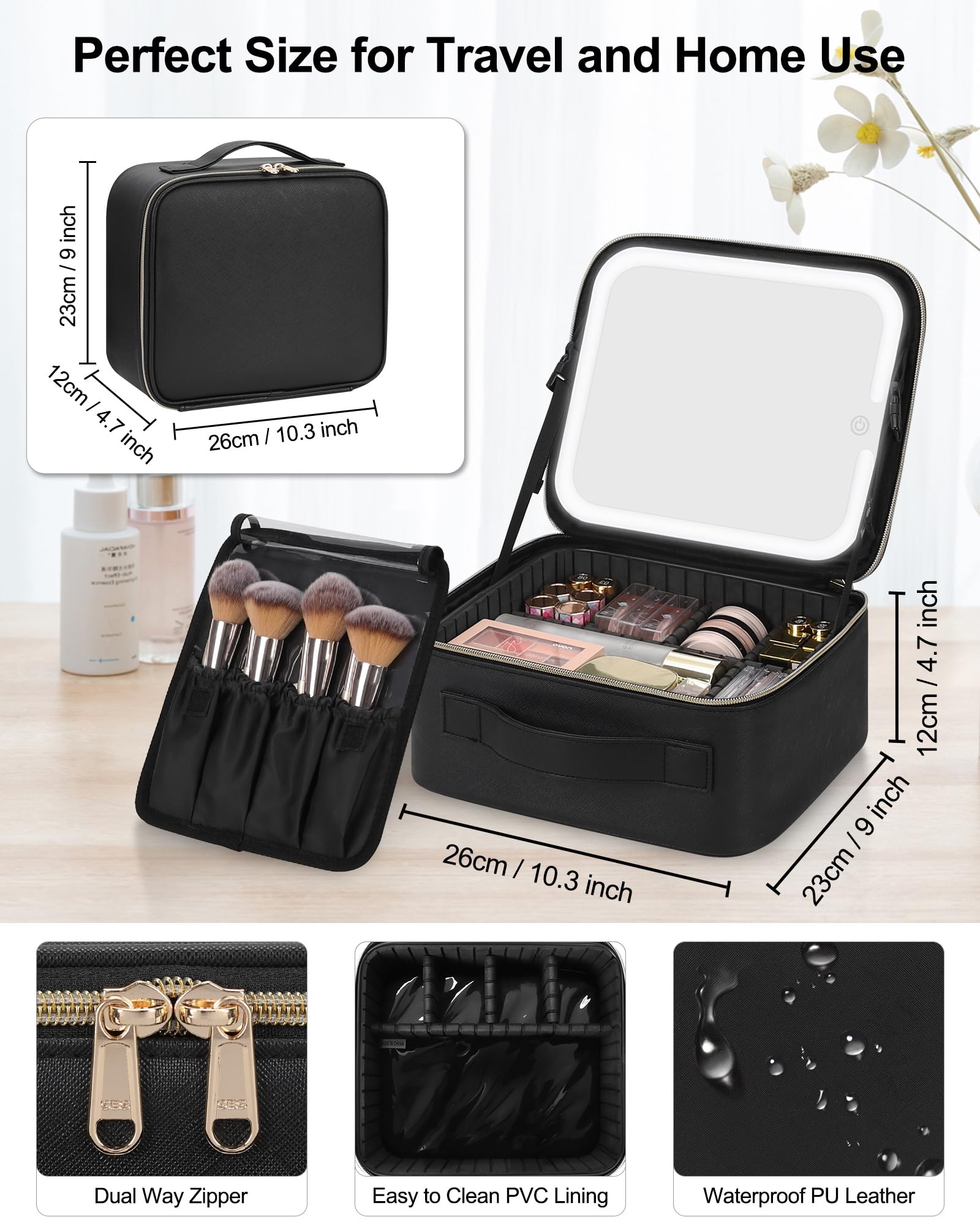 Chomeiu organiseur maquillage grande capacité pour tous vos produits