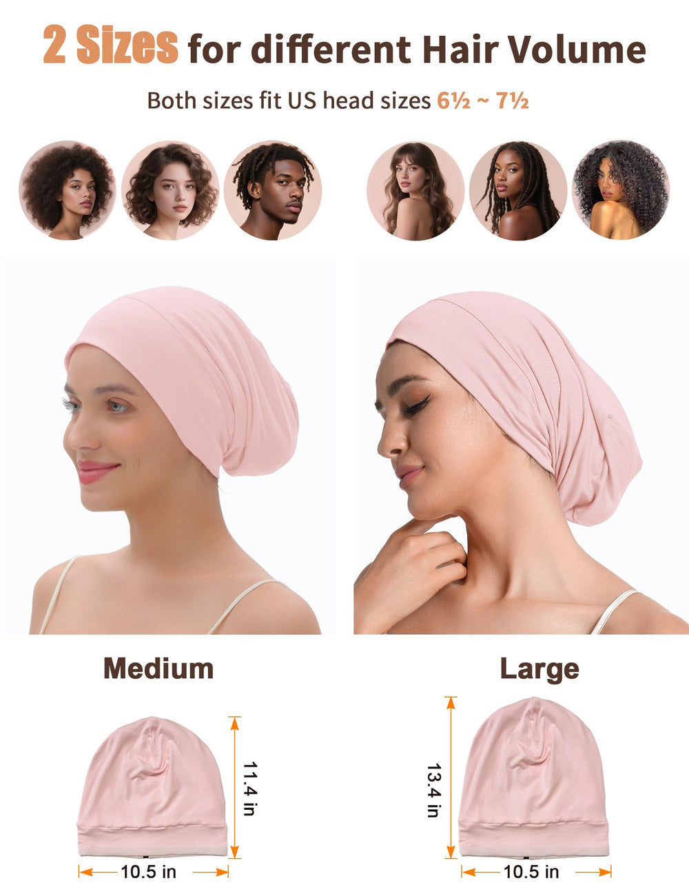 Choshion bonnet nuit, réduction des frottements et douceur nocturne.