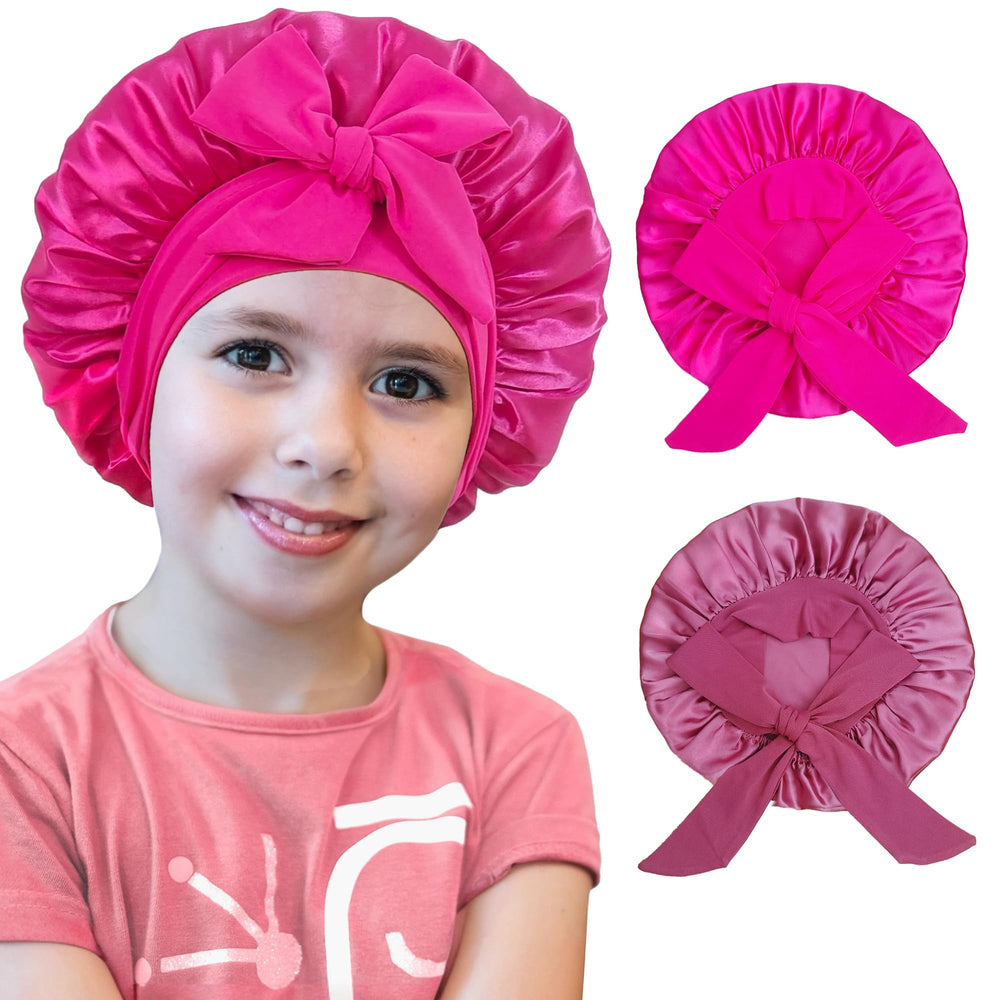 Bonnet satin choshion pour enfants ensemble de deux pièces douceur et protection des cheveux