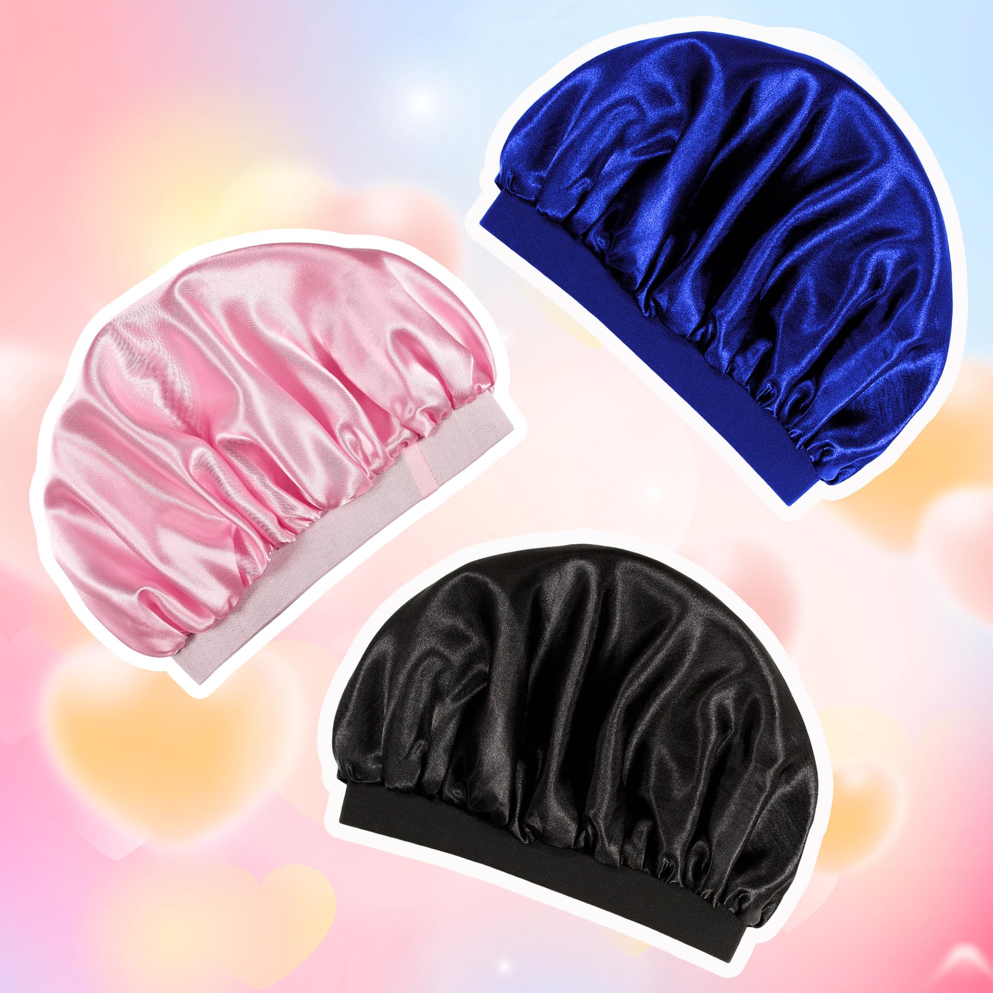 choshion bonnet en soie, taille unique pour enfants, s'adapte à diverses têtes.