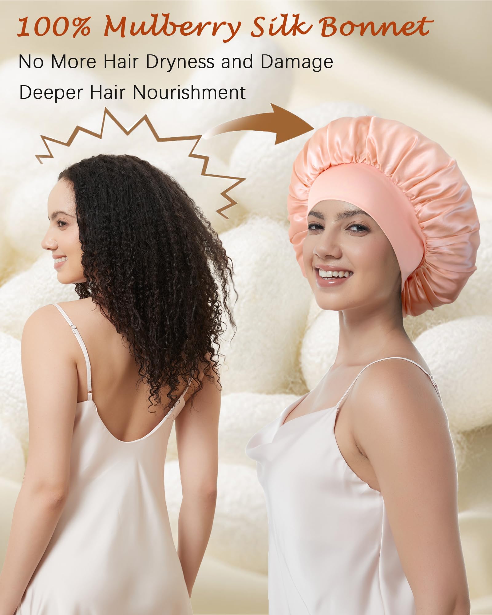 Bonnet Choshion usage quotidien visage protège les cheveux lors des routines beauté.