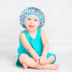 Choshion bonnet en soie pour cheveux crépus enfant, douceur et soin nocturne.