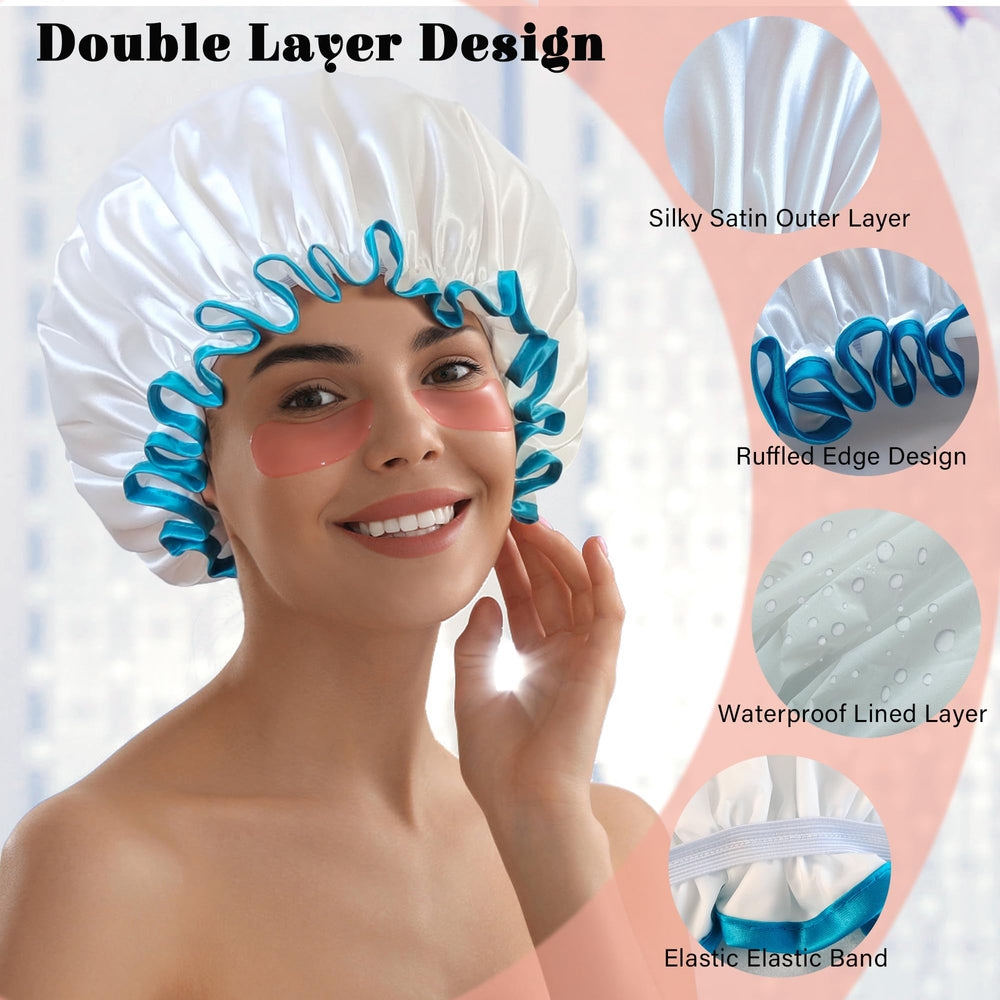 Choshion chapeau-douche multi-usages pratique pour cheveux et maquillage.