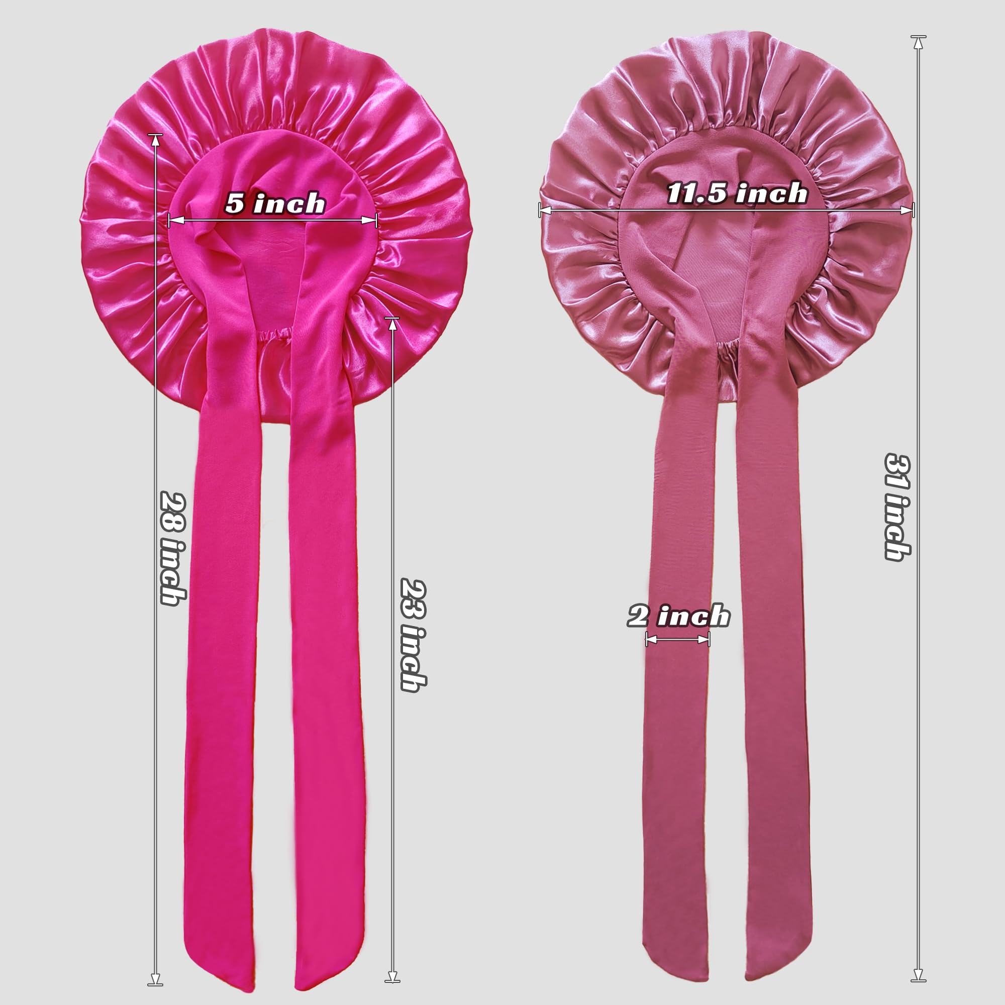 Bonnet choshion soie lien dodo enfant: ajustement sécurisé pour toutes les coiffures.