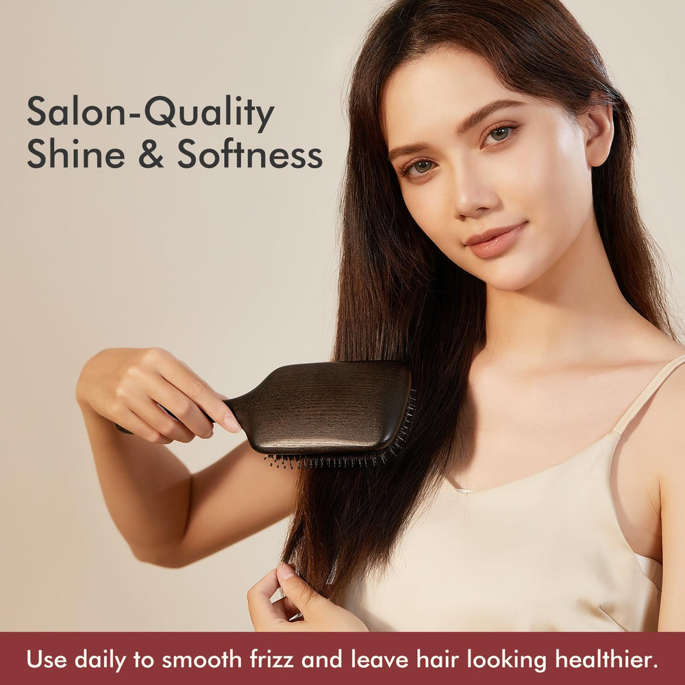 CHOSIN brosse-brillance-naturelle: lutte contre les frisottis et lisse les longueurs.