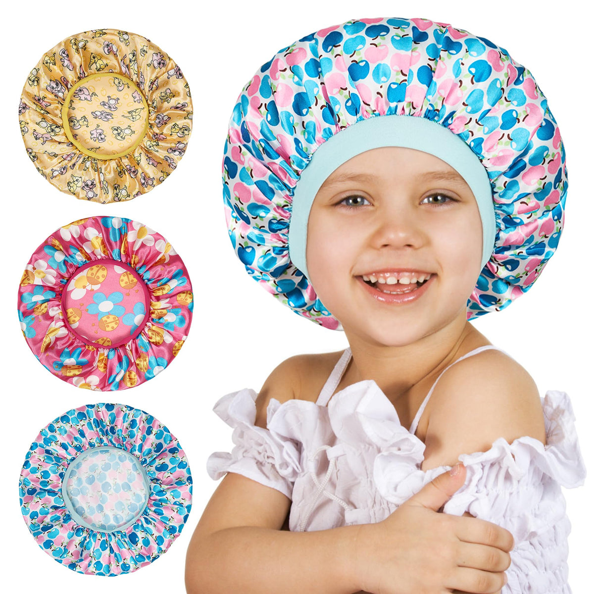 Bonnet satin choshion pour enfant en dodo: douceur et protection des boucles