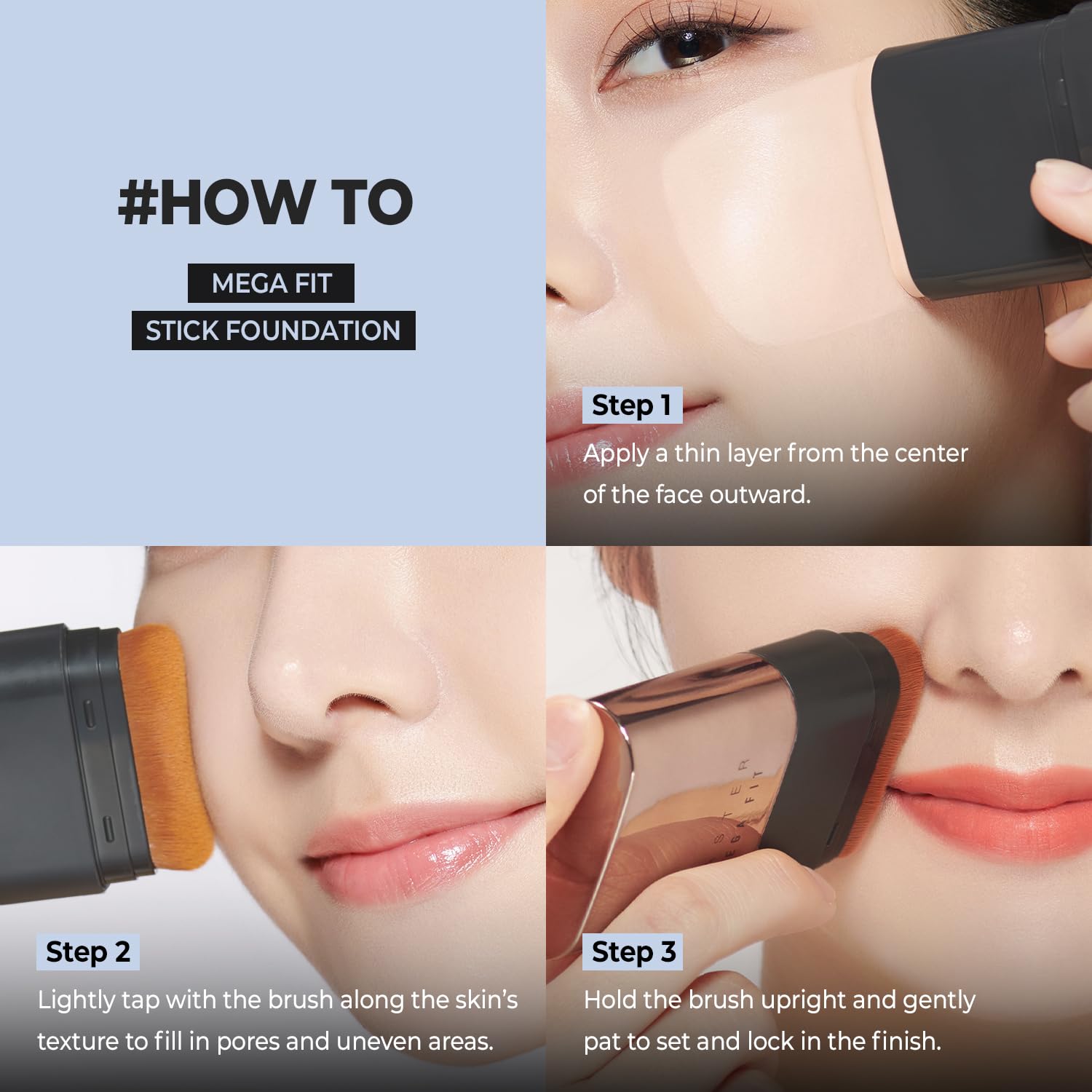 CHOSUNGAH BEAUTY Master Éclat Stick gamme de teintes adaptée à tous les tons