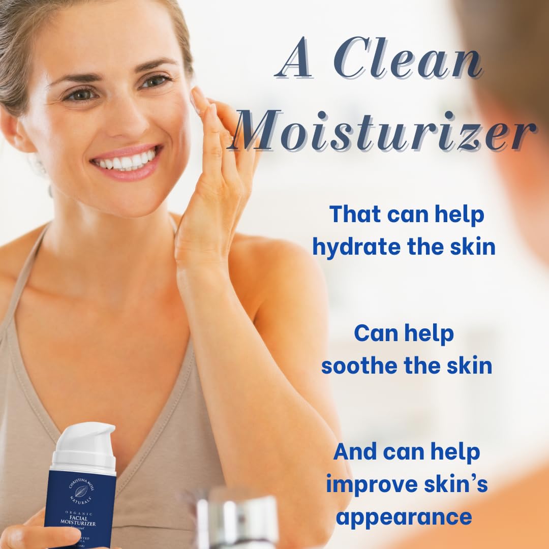 Application sur le visage avec hydratation douce et absorption rapide