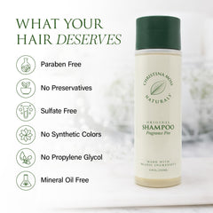 Christina Moss Naturals Shampoing sans sulfates: nettoyage en douceur sans détergents agressifs