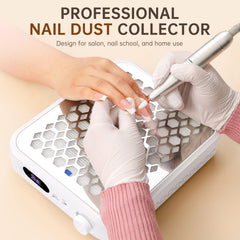 CHRISTINE SHELLY Aspiration-puissante reglable aide lors du limage des ongles.