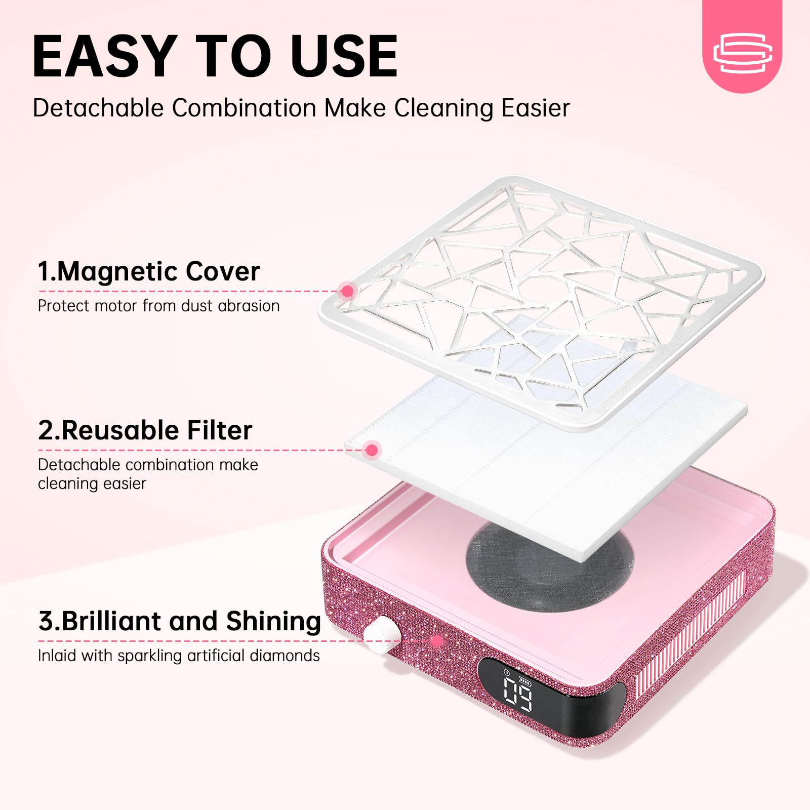 CHRISTINE SHELLY ventilation-efficace, grande ouverture d'air pour dissiper la chaleur.