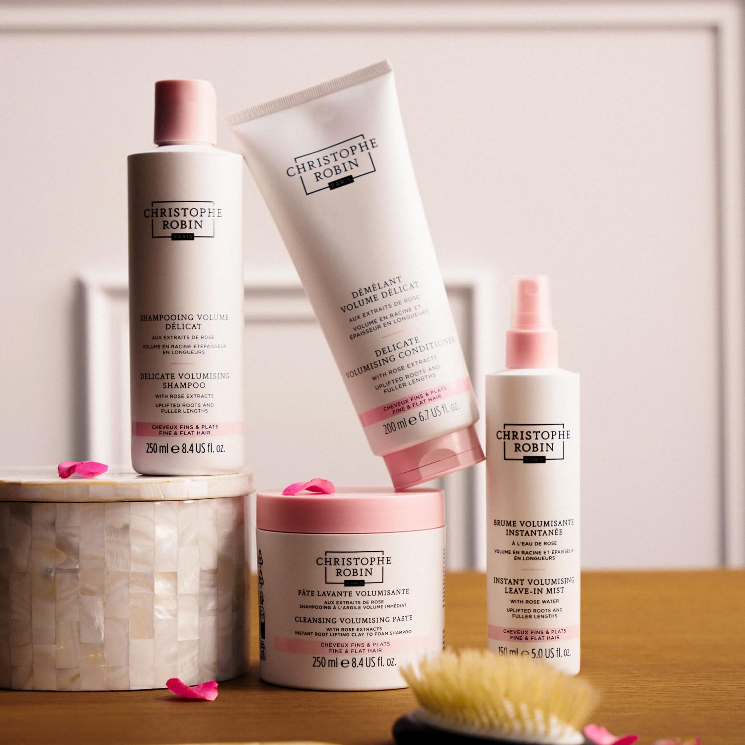 Huile de rose musquée émolliente incorporée pour les longueurs