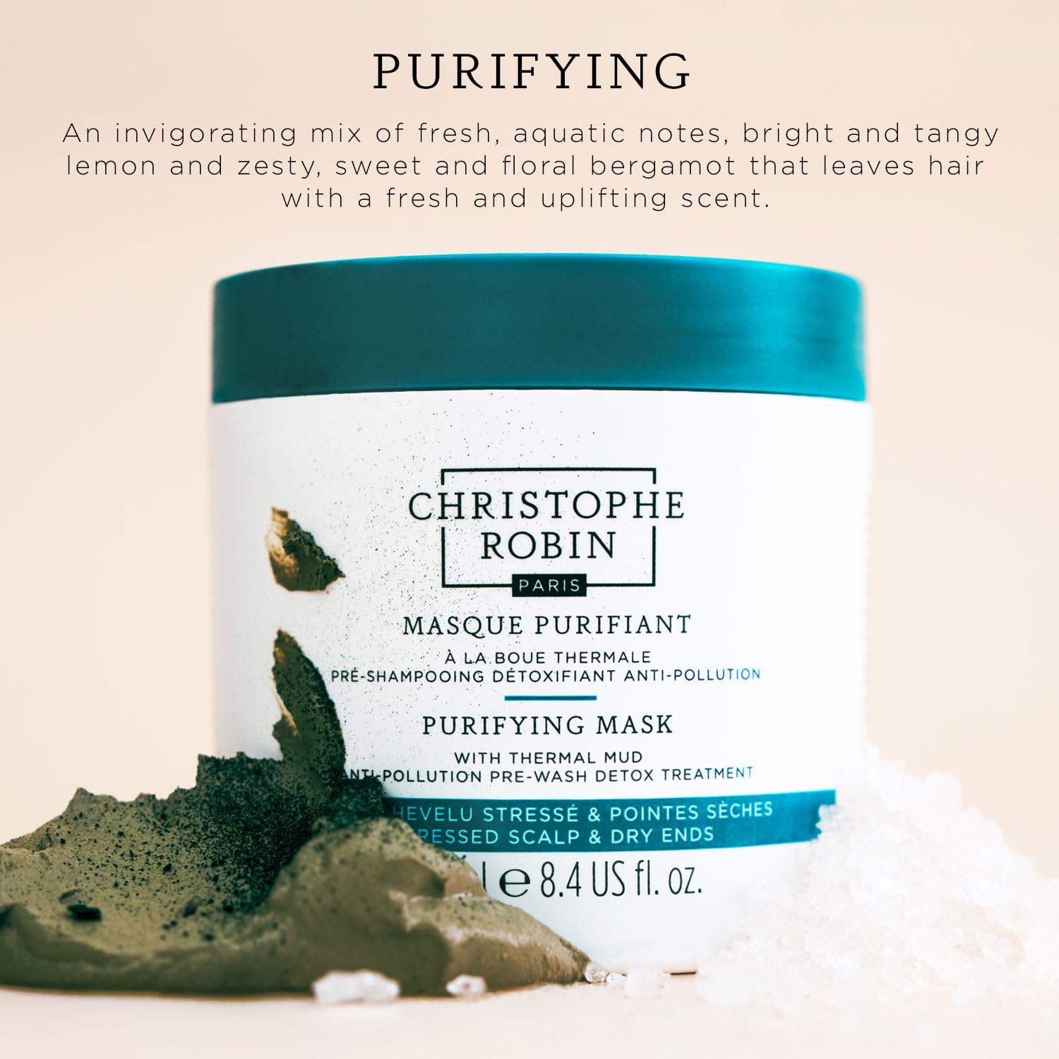 Texture gelée apaisante qui rafraîchit le cuir chevelu.