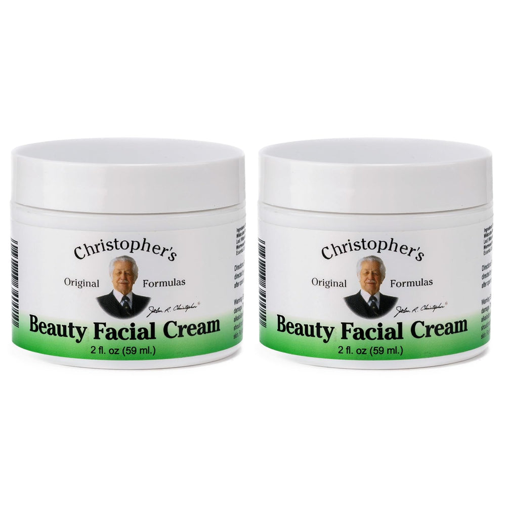 Pot de crème visage Christopher's Original Formulas, hydratation nourrissante pour peaux sèches.