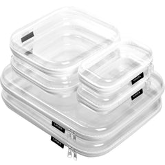Étui transparent Chufa: aperçu rapide du contenu pour voyage et sécurité.
