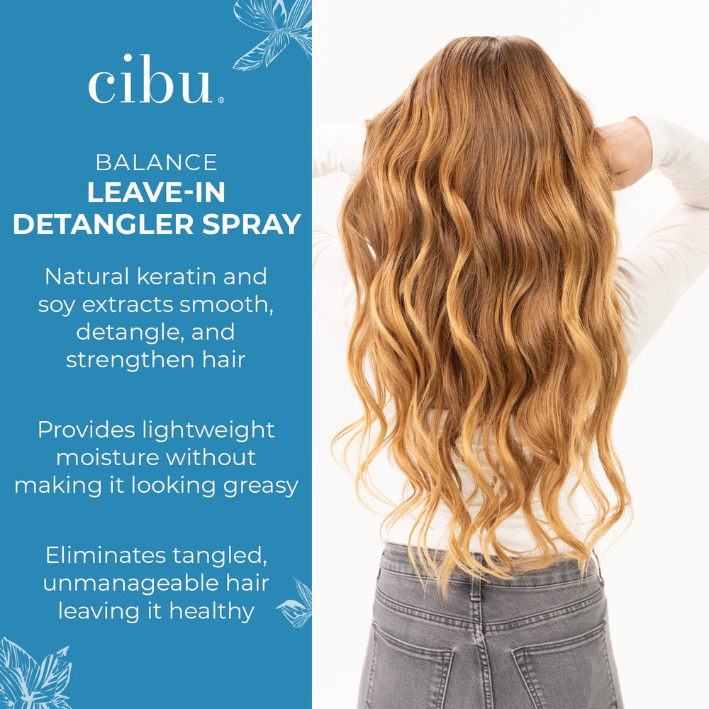 CIBU Balance: ingrédients kératine et soja pour nourrir les cheveux.
